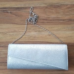 Silver Sparkle Clutch